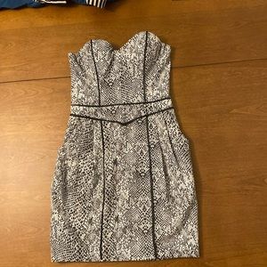 Women’s faux snakeskin dress